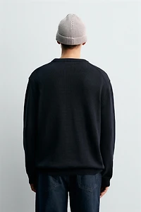 PULL REGULAR FIT EN COTON