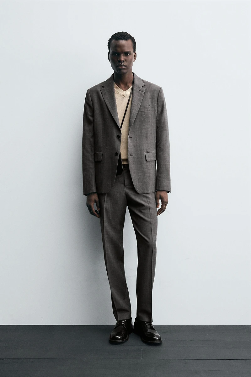 BLAZER COSTUME À CARREAUX
