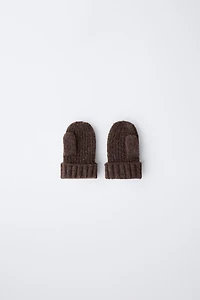 PLAIN KNIT MITTENS