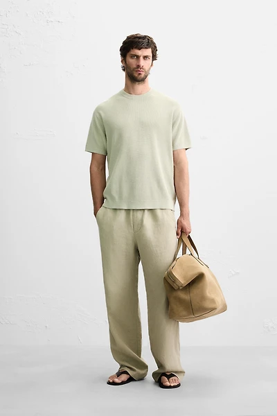 PURL KNIT T-SHIRT