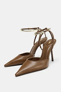 HEELS WITH METALLIC DETAIL