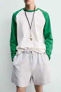 SHORT JOGGER RELAXED FIT TEXTURÉ