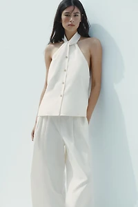 HALTER VEST TOP