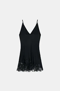 ZW COLLECTION EMBROIDERED SATIN EFFECT TOP