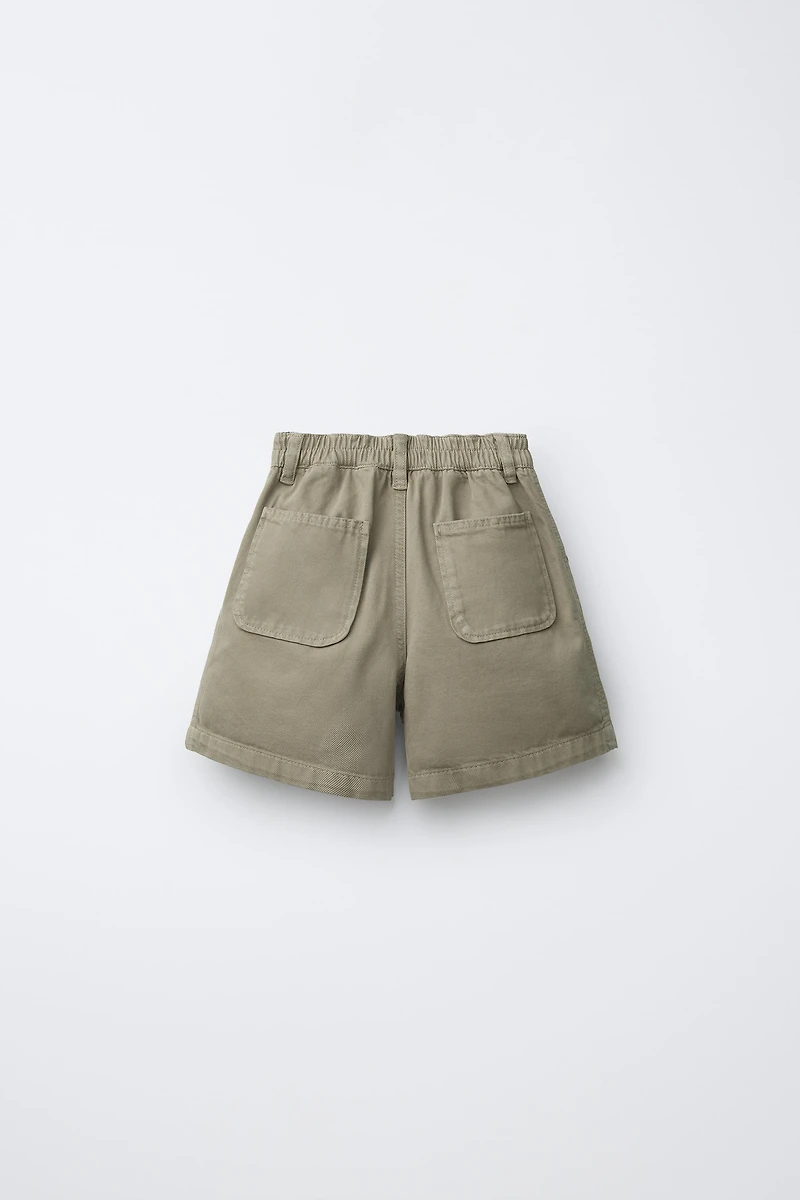 PLEATED SHORTS