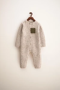 ZARA TIMELESS - BUTTONED WOOL JUMPSUIT