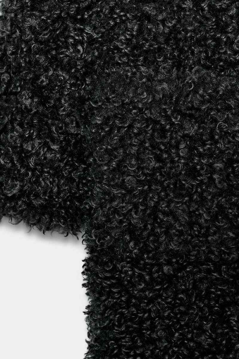 LONG FLEECE COAT ZW COLLECTION