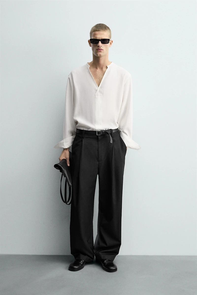 CHEMISE FLUIDE COUPE DÉCONTRACTÉE