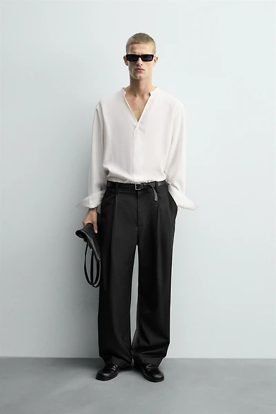 CHEMISE FLUIDE COUPE DÉCONTRACTÉE