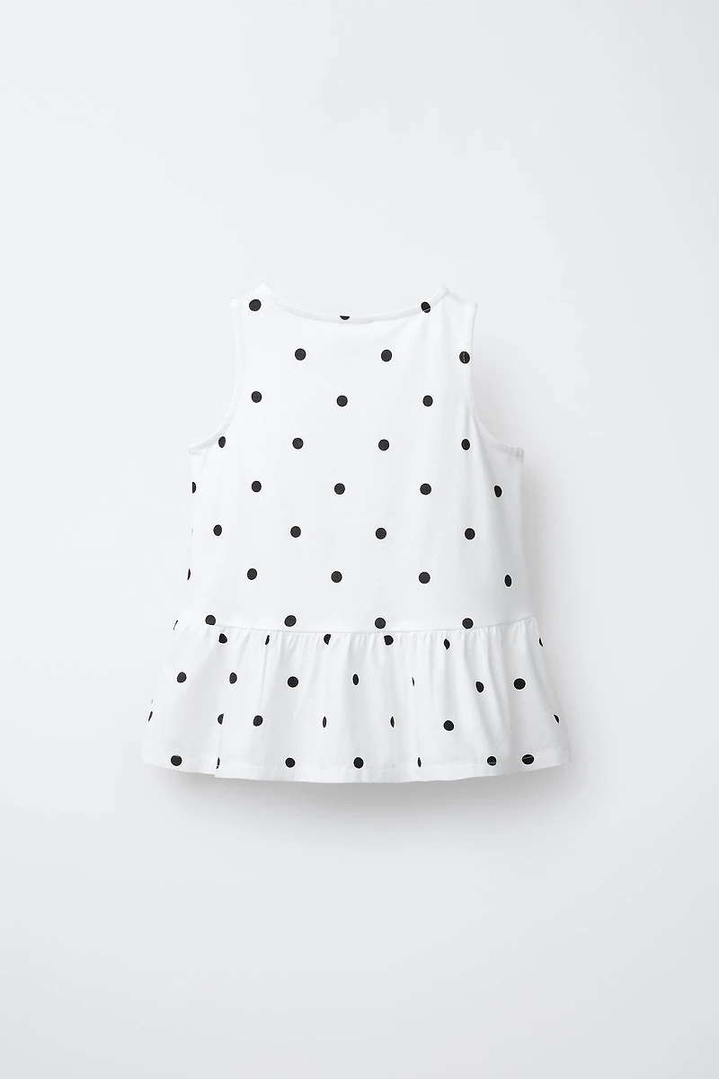 CONTRAST TIE T-SHIRT