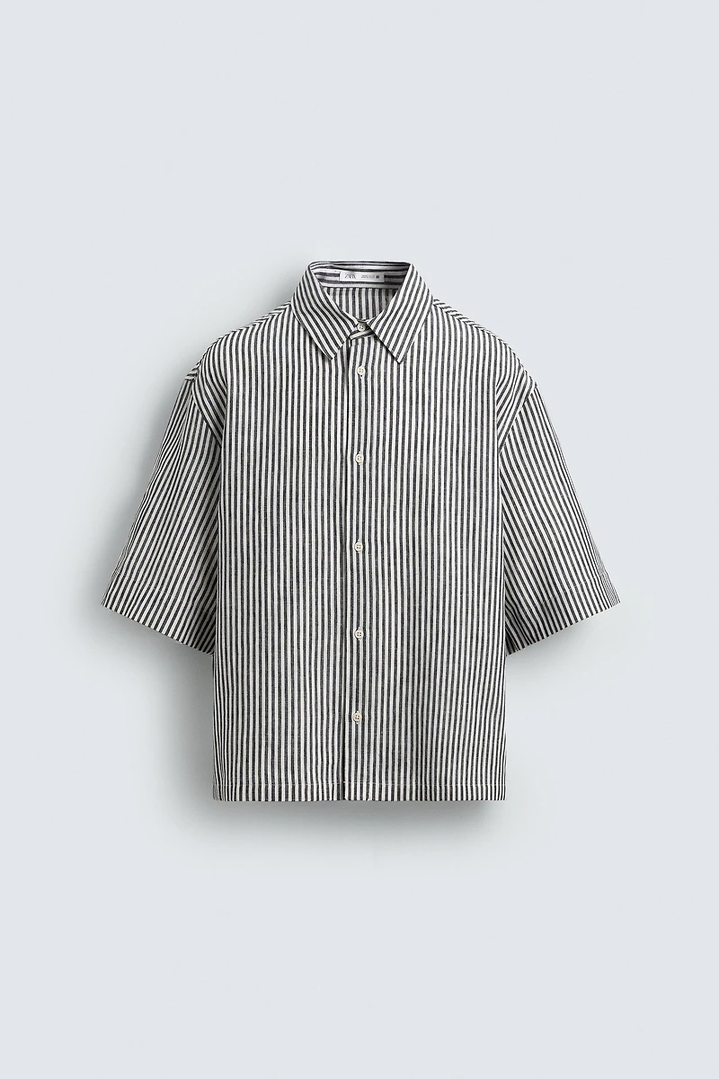 RELAXED FIT STRIPED SHIRT