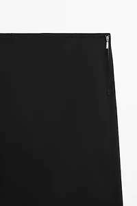 Straight midi skirt