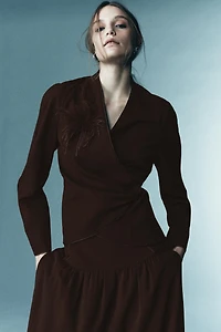 DRAPED FEATHER LIMITED EDITION SHIRT