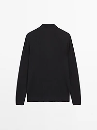 Pull polo coton en maille