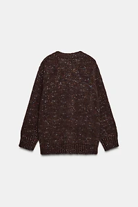 OVERSIZED KNIT PINCHITA CARDIGAN