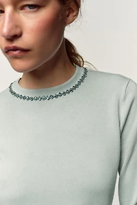 JEWEL KNIT SWEATER
