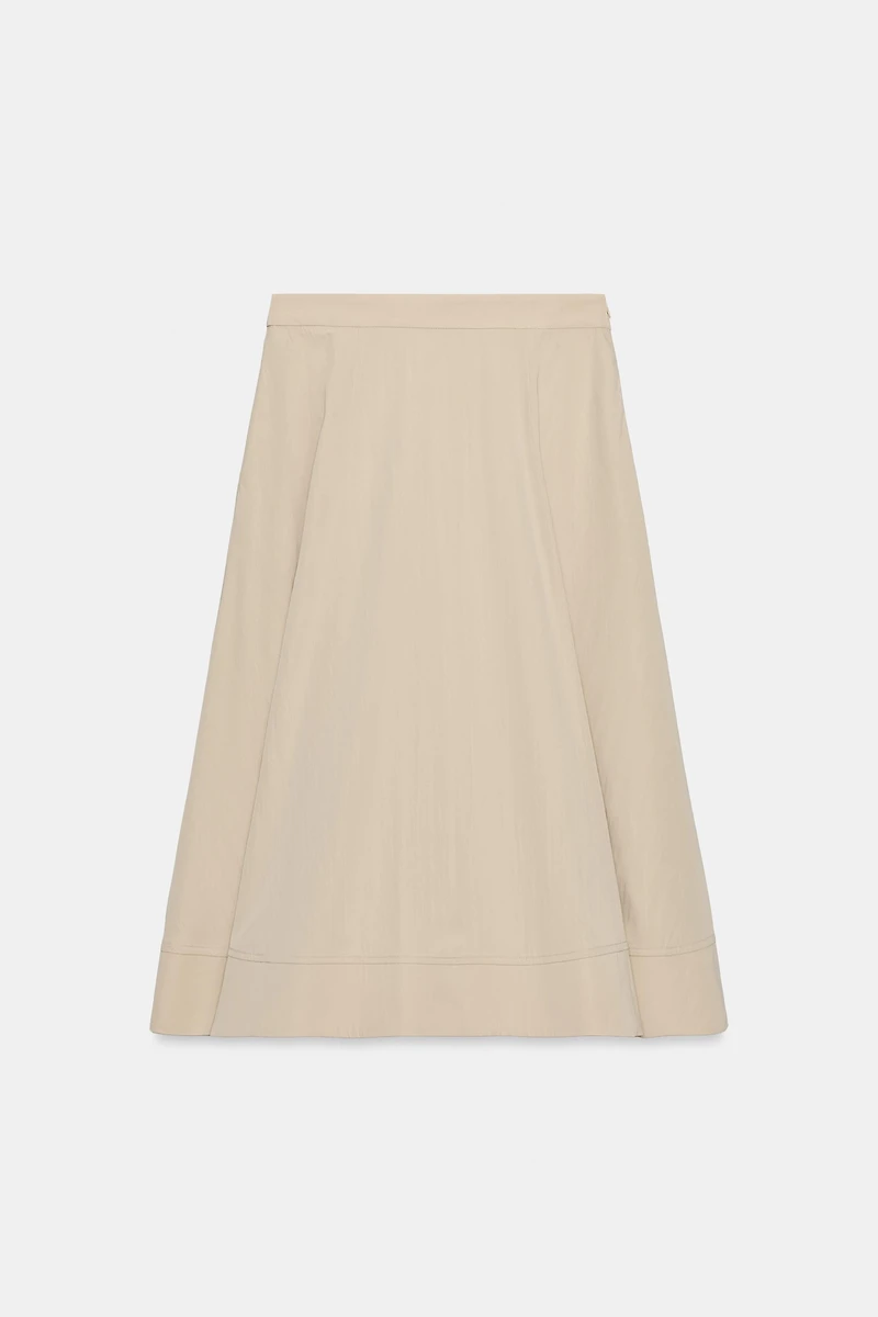 ZW COLLECTION CAPE MIDI SKIRT