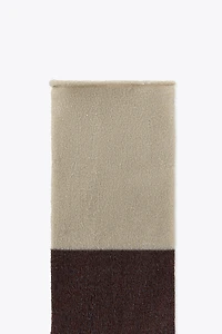 COMBINED SOCKS WITH METALLIC THREAD