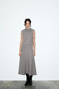 TOP DOUX COL OUVERT