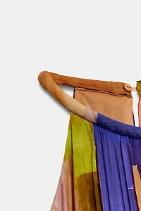 ROBE IMPRIMÉE BAS ASYMÉTRIQUE