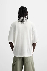 CHEMISE STRUCTURÉE EFFET FROISSÉ