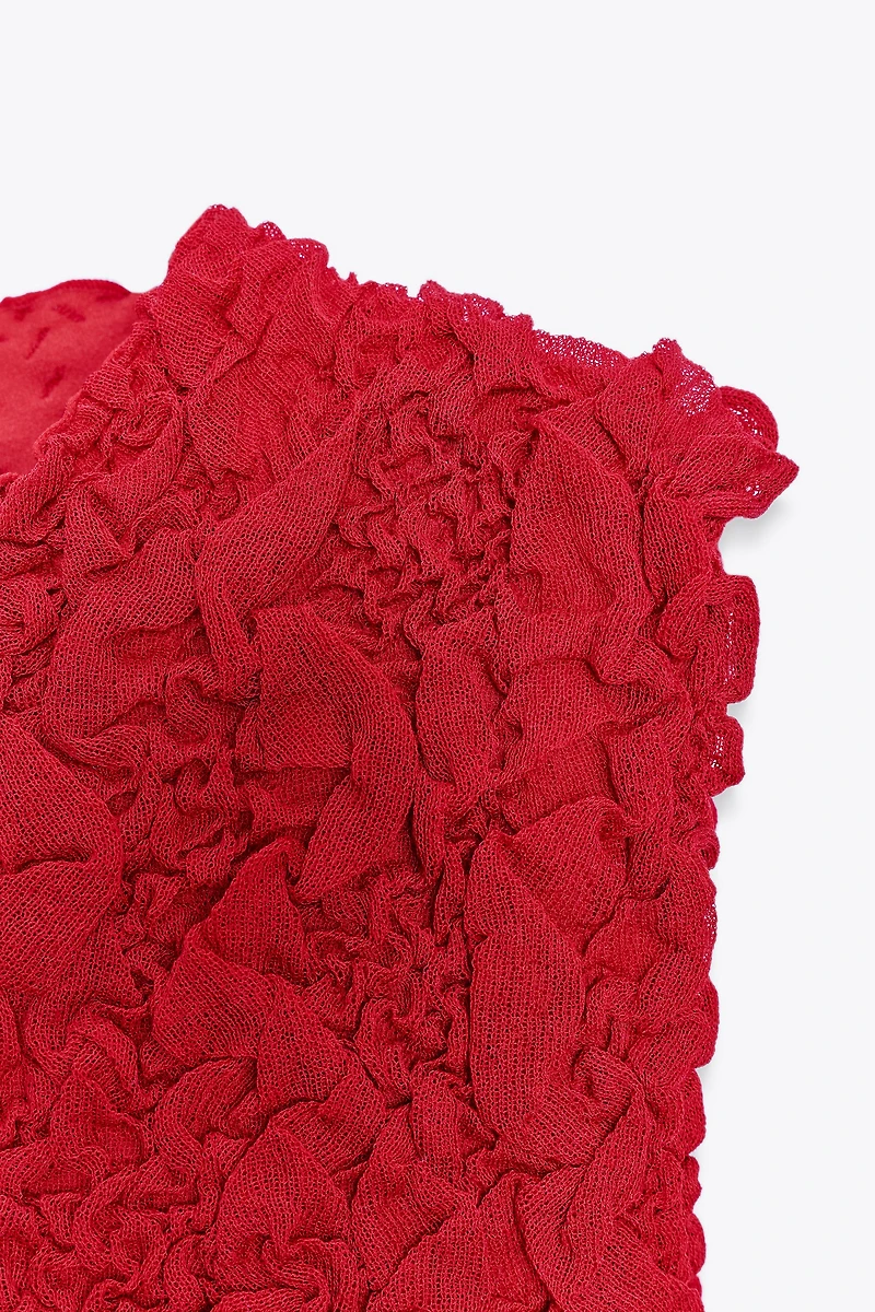 TOP EN MAILLE TEXTURÉE