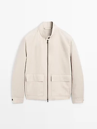 100% linen jacket with pockets
