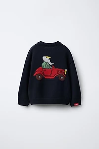 EMBROIDERED KNIT SWEATER BABAR ™