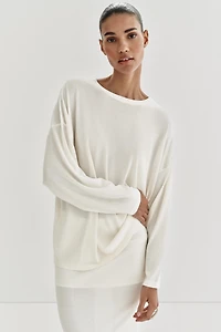 OVERSIZED FINE KNIT JUMPER