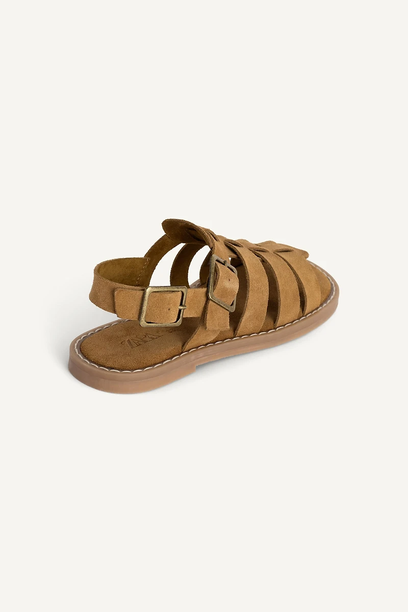 SANDALES STYLE PLAGE EN CUIR ÉDITION LIMITÉE