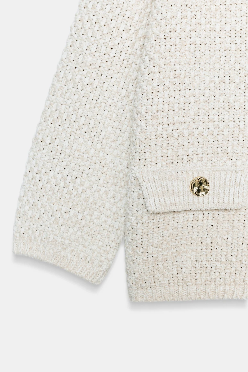 FRENCH SLEEVE CARDIGAN