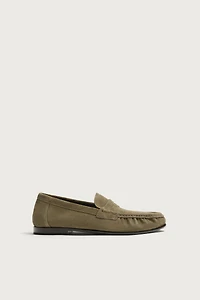 LEATHER PENNY LOAFERS