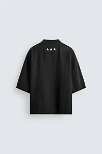 EMBROIDERED TEXTURED POLO