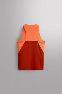 COLOR BLOCK TECHNICAL TANK TOP