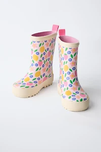 PRINTED RAIN BOOTS