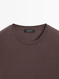 T-shirt à manches courtes en coton mélang
