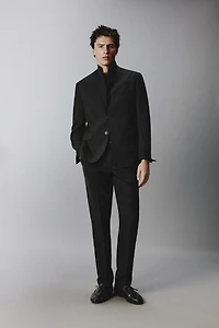 WOOL BLEND SUIT PANTS
