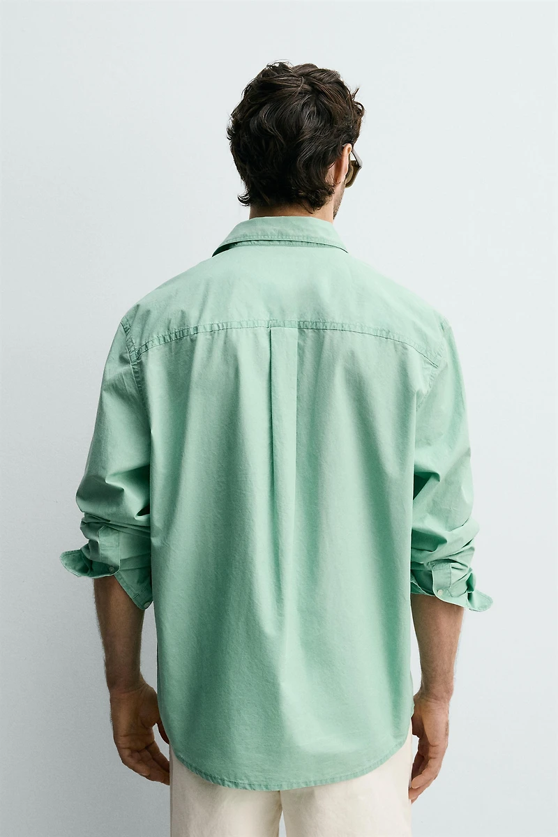 WASHED REGULAR FIT SHIRT