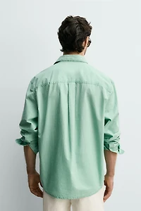 WASHED REGULAR FIT SHIRT