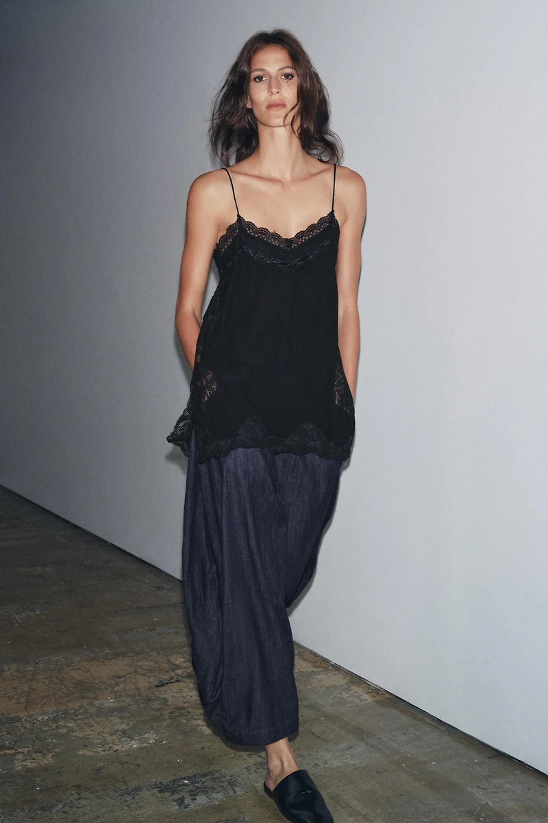 PANTALON DENIM VOLUME ZW COLLECTION