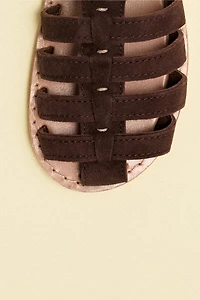 SANDALES STYLE PLAGE EN CUIR