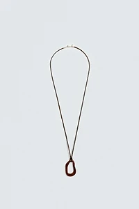 CORD PENDANT NECKLACE