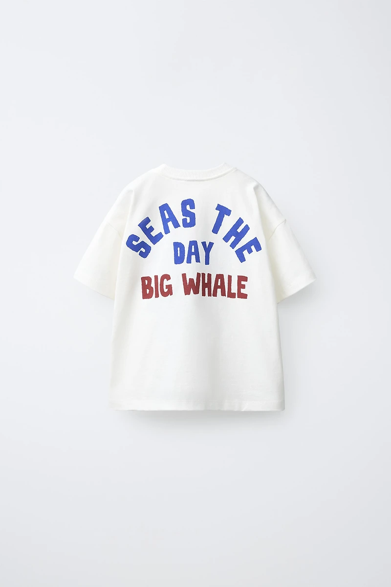WHALE PATCH T-SHIRT