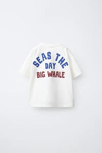WHALE PATCH T-SHIRT