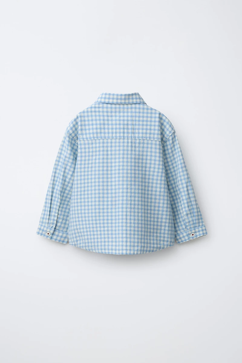 PLAID POCKET SHIRT