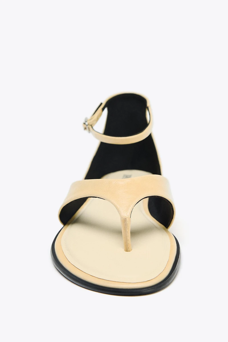 LEATHER TOE SANDALS