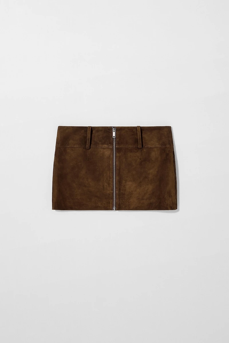 SUEDE LEATHER SKIRT KATE MOSS X ZARA