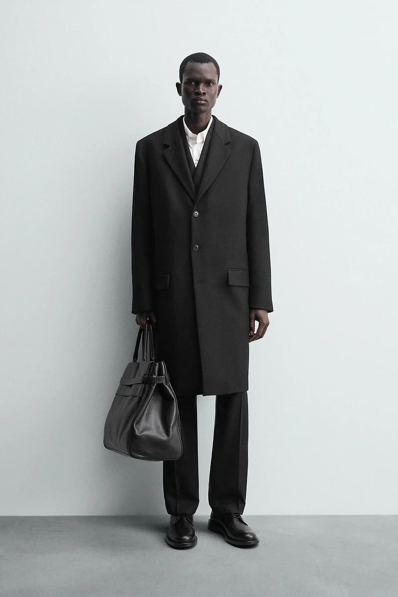LIGHTWEIGHT 100% WOOL COAT
