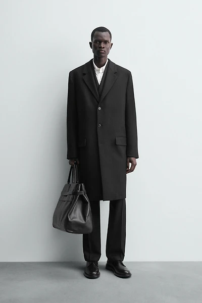 LIGHTWEIGHT 100% WOOL COAT