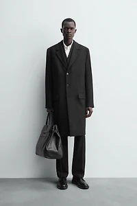 LIGHTWEIGHT 100% WOOL COAT